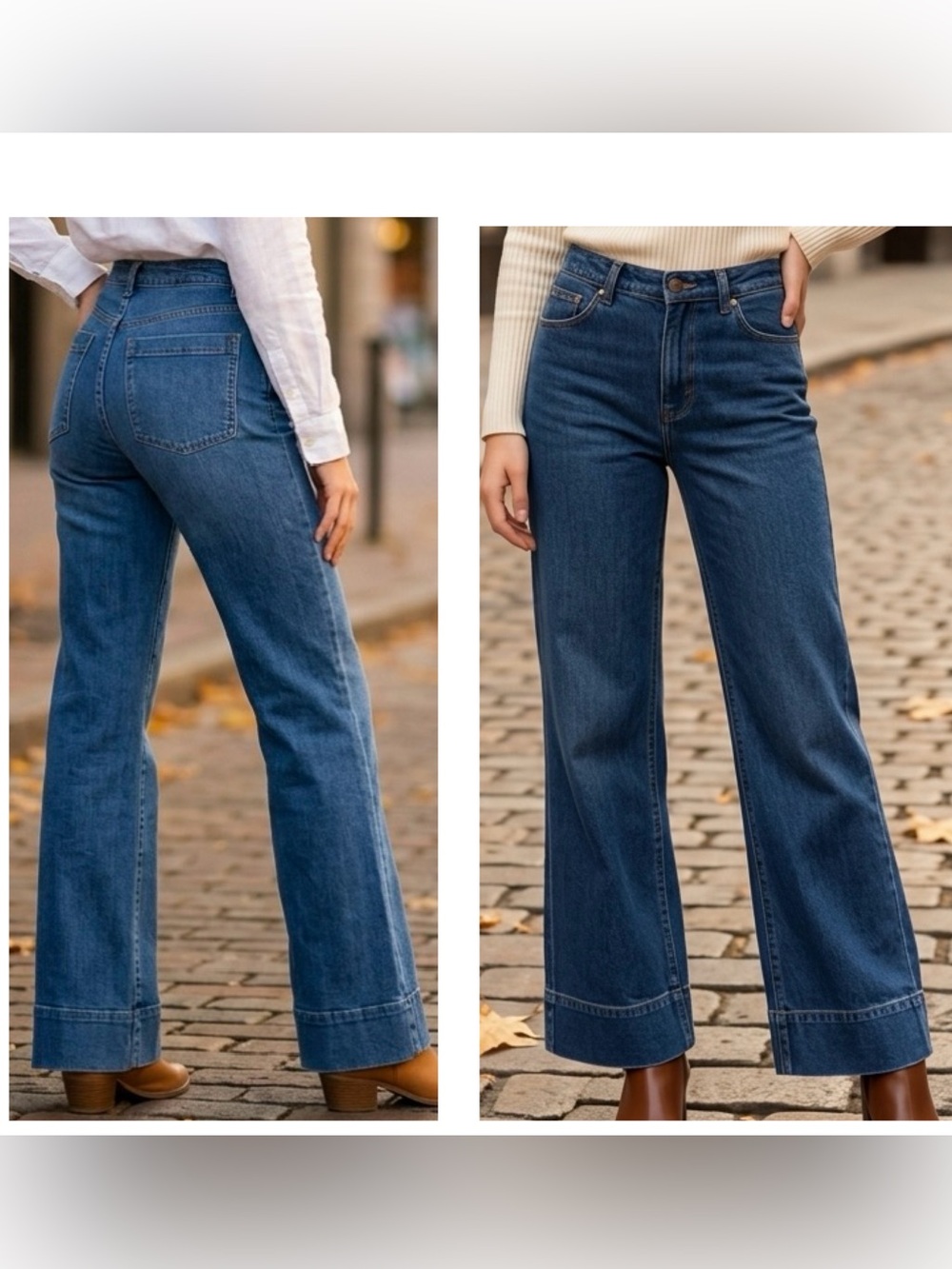 Bagatelle Women’s Sz 27 in 
High-Rise Wide Leg Trouser Jeans - Dark Blue